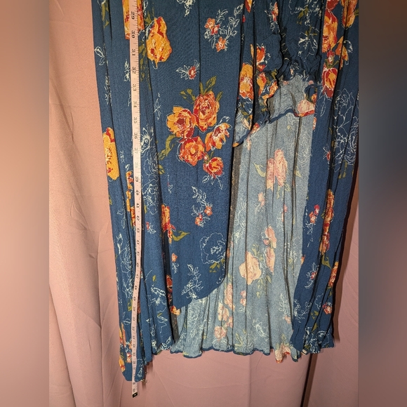 TORRID Maxi Gauze Floral Walk Through Dress 2x/18-20 - Picture 7 of 11